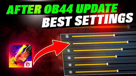 Free Fire Ob Update Best Settings Sensitivity Get More Headshots