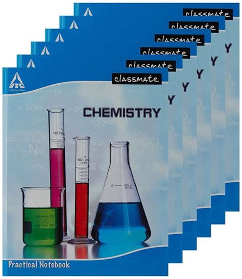 Itc Practical Notebook Chemistry 28 X 22 Cm Hard Cover Single Line Pack Of 6 A Trusted