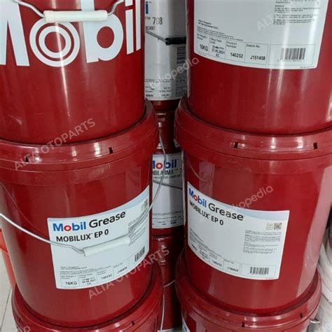 Jual MOBILUX EP 0 GREASE PAIL 16 KG MINYAK GEMUK Kab Gresik ALTA