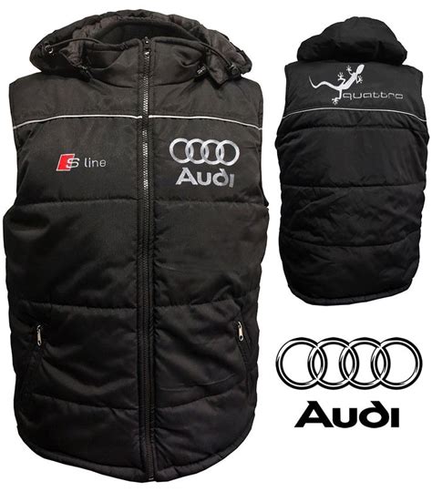 Audi Rs Audi Sport Sleeveless Vest Jacket Gillet Mens Vests