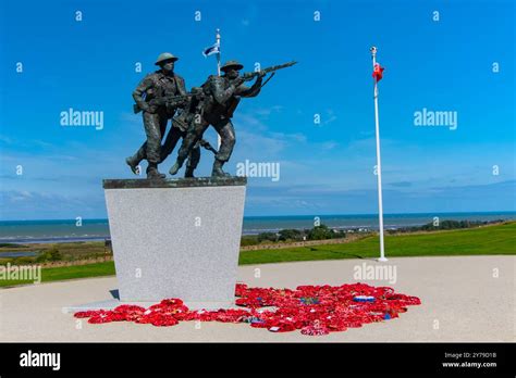 British Normandy Memorial In Normandy France Stock Photo Alamy