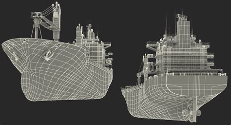 container ship 3d model