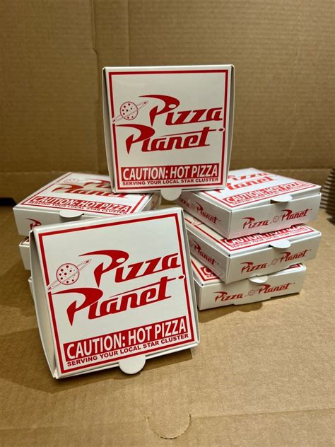 Pizza Planet Pizza Boxes For Party Events And Collectors Etsy In 2023