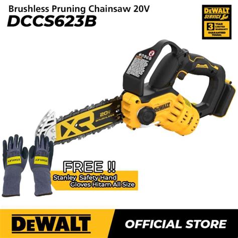 Promo Dewalt Cordless Pruning Chain Saw Gergaji Kayu 20V Max 8