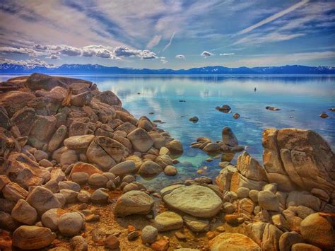 Chimney Beach, Lake Tahoe Photograph by Lisa Hoheisel