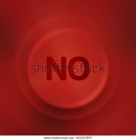 Red No Button Illusion Light Shadow Stock Vector (Royalty Free) 442327897 | Shutterstock