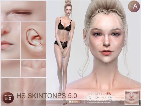 Skintones, A, 5 swatches, for female, hope you like, thank you. Found ...