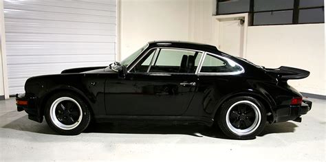 1976 Porsche 911 Turbo Coupe Black 41355 Miles Sloan Motor Cars