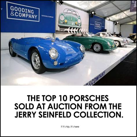 Top 10 Porsches Sold From The Jerry Seinfeld Collection