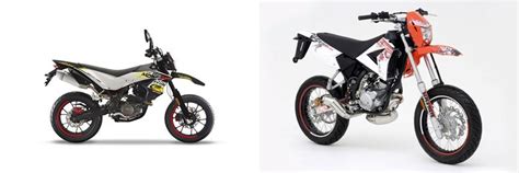 Motorrad Vergleich KSR Moto TR 125 SM 2021 Vs CPI Supermoto 50 2009