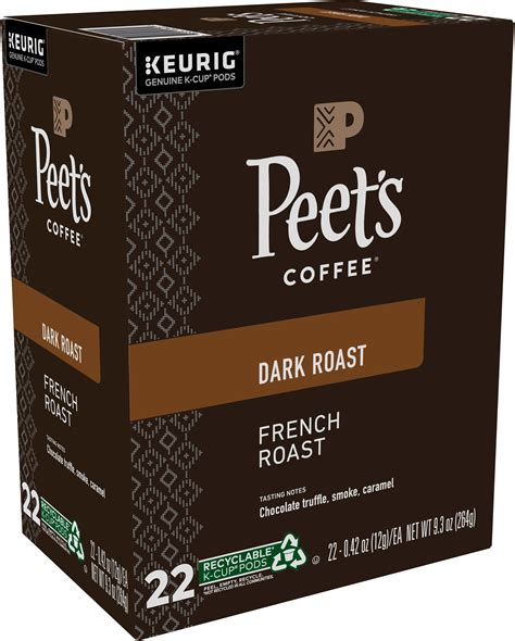 Peet S Coffee French Roast Coffee Pods 22 Count 500363995 Best Buy