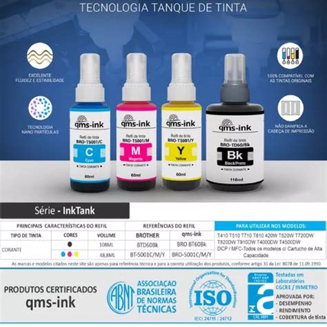 Kit 4 Tintas Canon Refil Ink Mega Tank Gi 10 G7010 G6010 Mebuscar Brasil