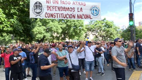 El Acuerdo De La Cgt El Ministerio De Seguridad Y La Policía Porteña Para Garantizar Un Acto