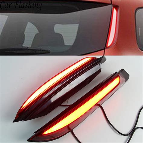 Car Flashing 2Pcs For Ford Everest 2016 2017 2018 Multi Functions Car