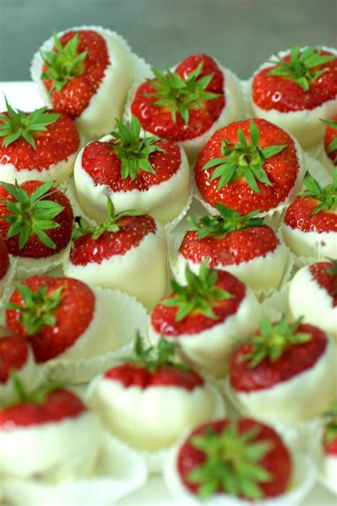 Strawberry Candies Stock Image Image Of Wedding Gathering 6024799