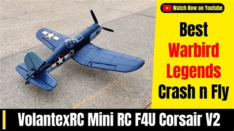 Easy To Fly Mini Rc Warbird Volantexrc F U Corsair V Flight Review