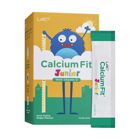 Lac Junior Calcium Fit™ Junior 15g X 30 Sticks Sing Health