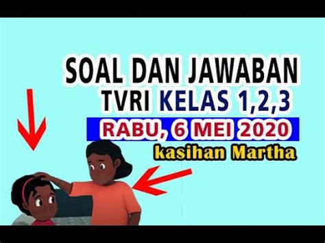 Jawaban Soal TVRI Kelas 1 2 3 SD Rabu 6 Mei 2020 YouTube