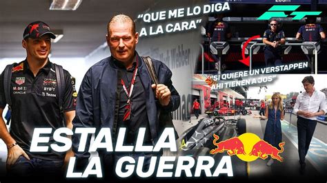 Estalla La Guerra En Red Bull Horner Aparta A Jos Verstappen Y Rajada