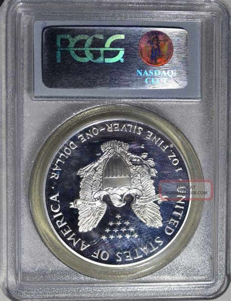 1997 P American Eagle Silver Dollar Pr69 Dcam Pcgs Proof 69 Deep Cameo