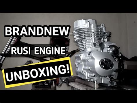 Brandnew Engine Unboxing Rusi TC 125 YouTube