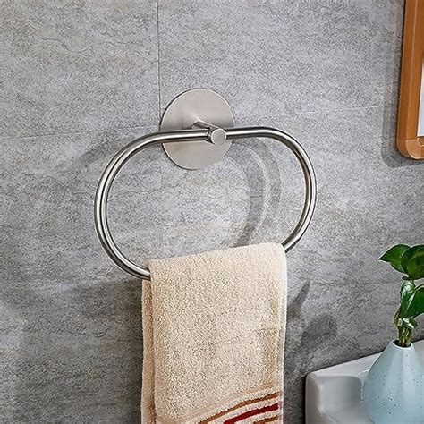 Amazon Spicoyi Square Towel Ring Self Adhesive No Drill