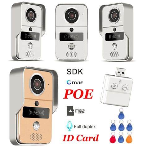 Smart 720P Home WiFi Video Door Phone Intercom Doorbell Wireless Unlock