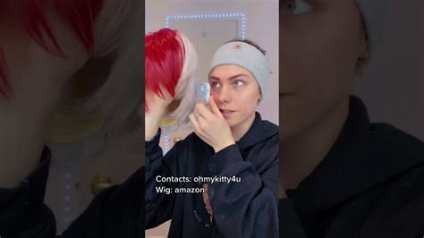 Shoto Todoroki Cosplay Makeup Walk Through Beginner Scar Makeup Youtube