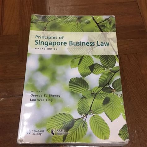 Principles Of Singapore Business Law Nd Edition Pending Hobbies