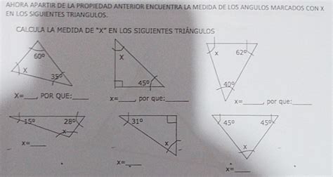 Solved AHORA APARTIR DE LA PROPIEDAD ANTERIOR ENCUENTRA LA MEDIDA DE