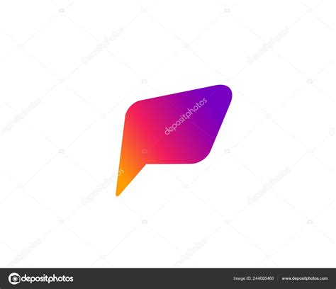 Letter Speech Bubble Logo Icon Design Template Elements Stock Vector