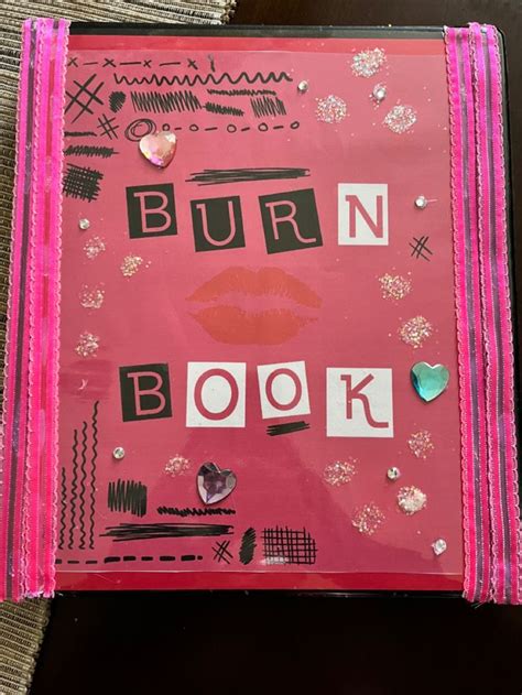 Burn Book Mean Girls Burn Book Sleepover Birthday Parties Books