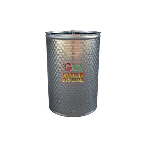 Sansone Stainless Steel Container Welded Barrel Lt