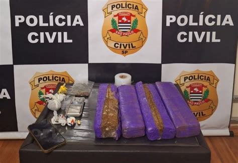 Homem é preso por tráfico de maconha e cocaína em Ourinhos Passando a