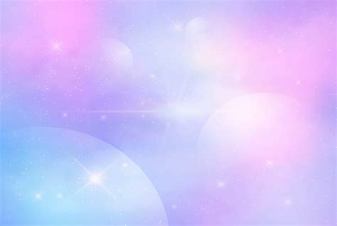 Pastel Rainbow Blurry Background With Sparks Vector Image