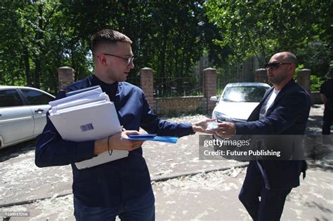 KYIV, UKRAINE - JUNE 12, 2020 - Activist Serhii Sternenko suspected ...