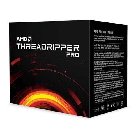 Amd Ryzen Threadripper Pro Wx Ghz Pccomponentes