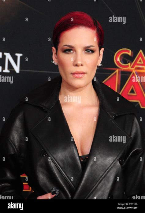 Hollywood Ca March 4 Singer Halsey Aka Ashley Nicolette Frangipane