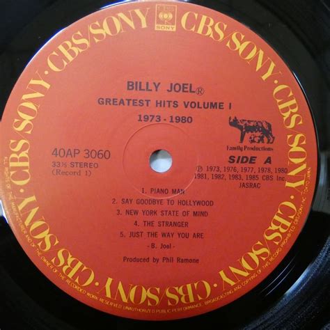 Yahooオークション 46069366 【帯付2lp見開き】billy Joel Grea