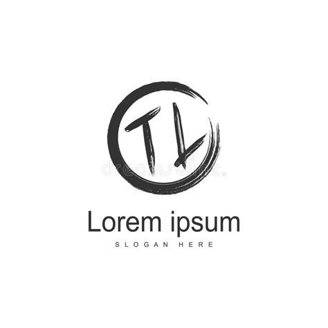 Initial Tl Logo Template With Modern Frame Minimalist Tl Letter Logo