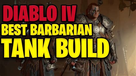 Diablo Iv Barbarian Tank Build Breakdown Youtube