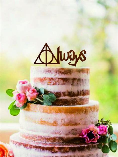 Always Cake Topper Harry Potter Wedding Cake Topper Harry