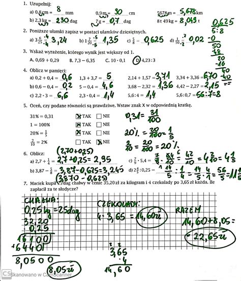 Zadania Info Matematyka