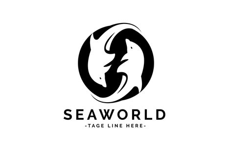 Sea world | Logo template By Cempluk Studio | TheHungryJPEG