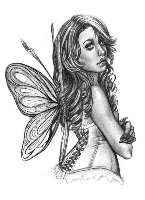 Fairy Sketch By Nazzirithe On Deviantart Fairy Sketch Fairy Drawings