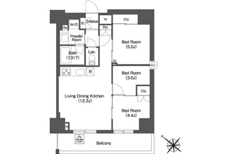 3ldkマンション賃貸 東京都北区志茂 Real Estate Japan