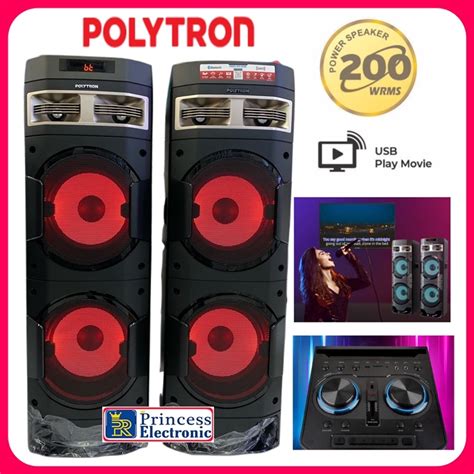 Jual Polytron Active Speaker Pas 10d28 Aktif 10 Inch Bluetooth Speaker