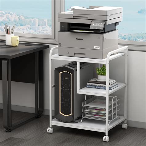 Buy Fannova White Printer Stand 22 X 18 Inch Big Size Printer Table