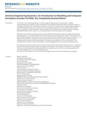 Fillable Online Chemical Engineering Dynamics Fax Email Print PdfFiller