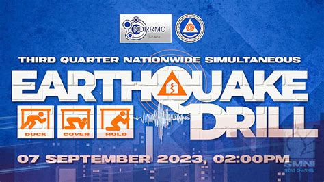 3rd Quarter Nationwide Simultaneous Earthquake Drill Isasagawa Bukas